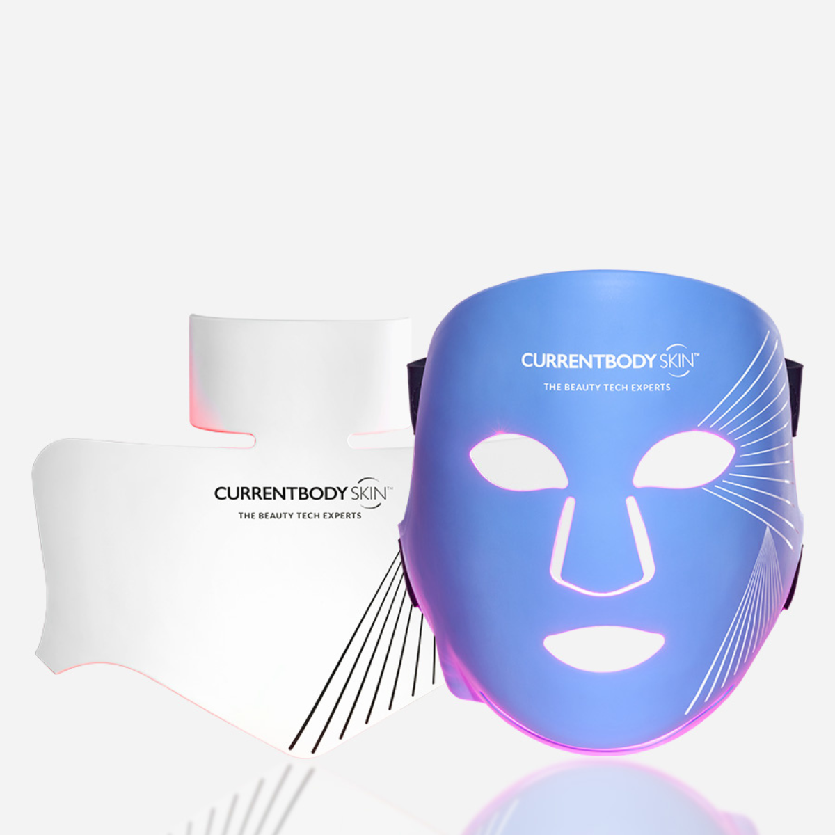 Red & Blue LED Light Therapy Face Mask for Acne | CurrentBody Skin 