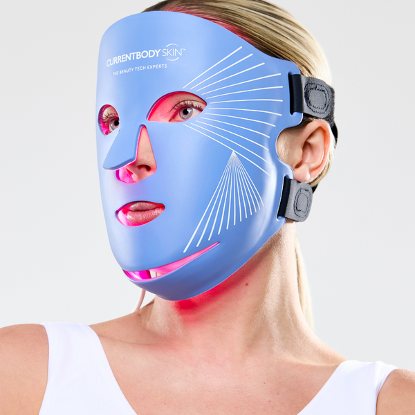 Red & Blue LED Light Therapy Face Mask for Acne