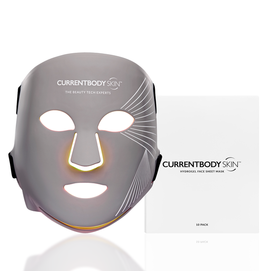 CurrentBody Skin LED Multilight Mask & Face Hydrogels (10 Pack)