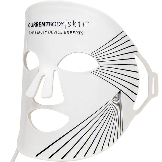 CurrentBody Skin LED Light Therapy Mask + CurrentBody Skin Hydrogel Mask (10 Pack)