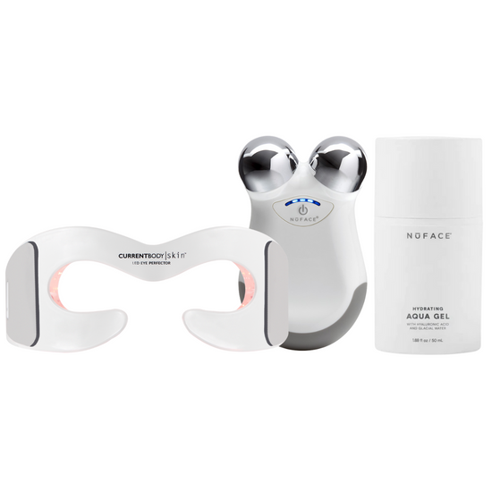 CurrentBody Skin LED Eye Perfector & NuFACE Mini Facial Toning Starter Kit