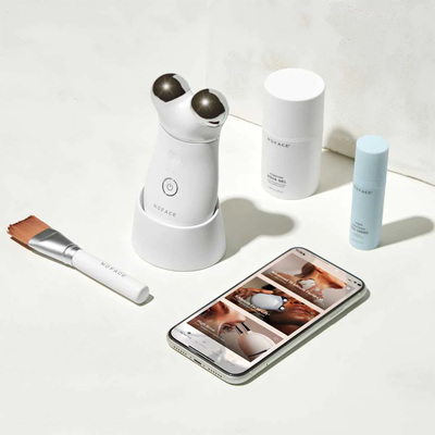 NuFACE TRINITY+ Starter Kit Smart Facial Toning Device